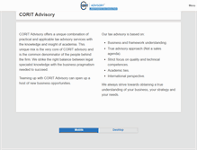 Tablet Screenshot of corit-advisory.com